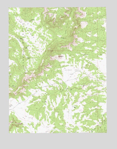 Chimney Rock, UT USGS Topographic Map