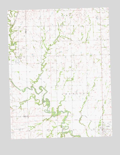 Americus, KS USGS Topographic Map