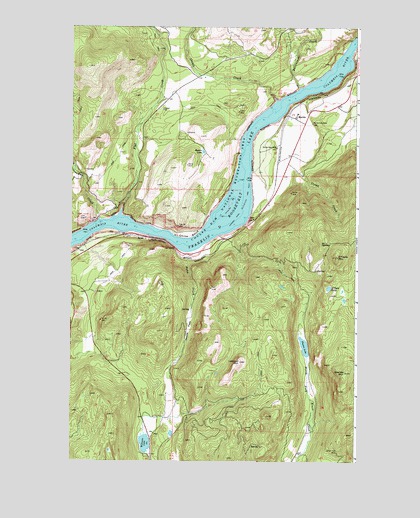 China Bend, WA USGS Topographic Map