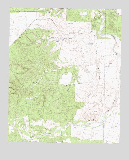 China Canyon, TX USGS Topographic Map