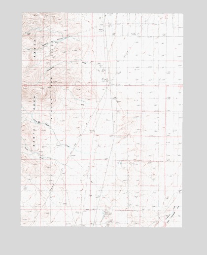 China Garden, NV USGS Topographic Map