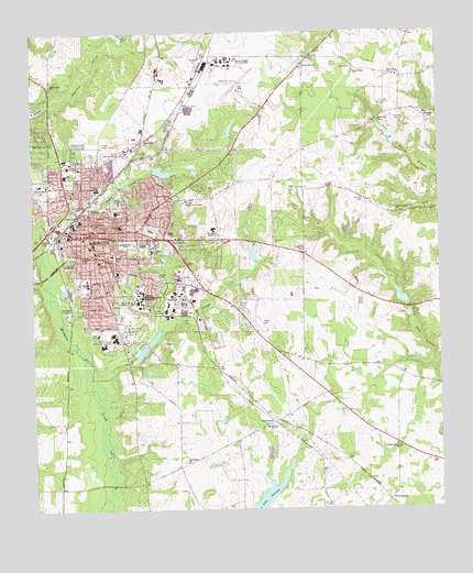 Americus, GA USGS Topographic Map