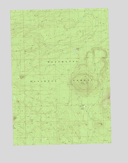 China Hat, OR USGS Topographic Map