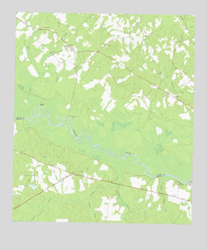 China Hill, GA USGS Topographic Map