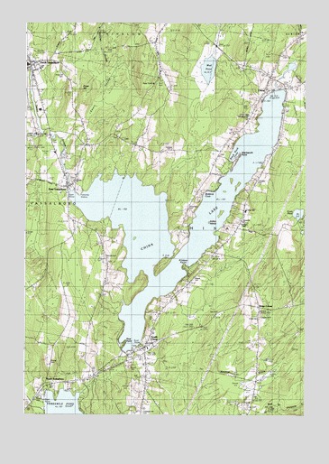 China Lake, ME USGS Topographic Map