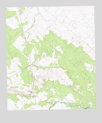 China Lake NE, TX USGS Topographic Map