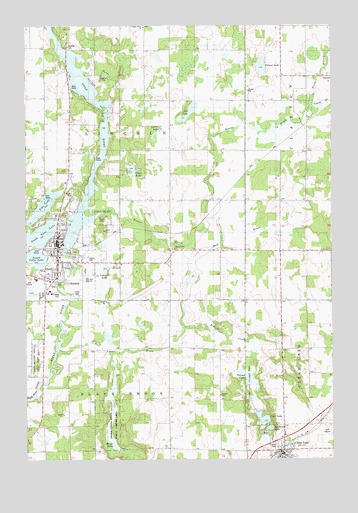 Amery, WI USGS Topographic Map