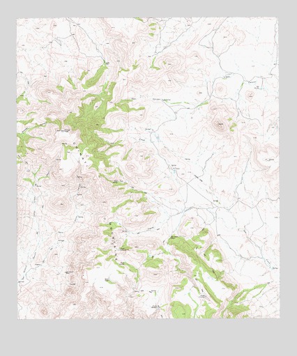 Chinati Peak, TX USGS Topographic Map