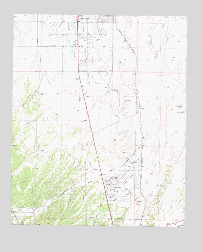 Chino Valley South, AZ USGS Topographic Map