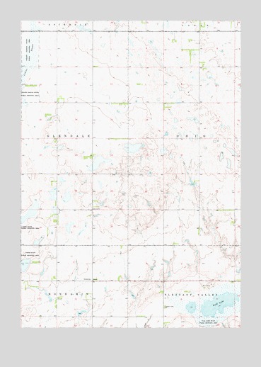 Ames, SD USGS Topographic Map