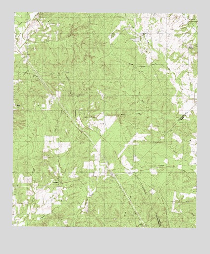 Chinquapin, TX USGS Topographic Map