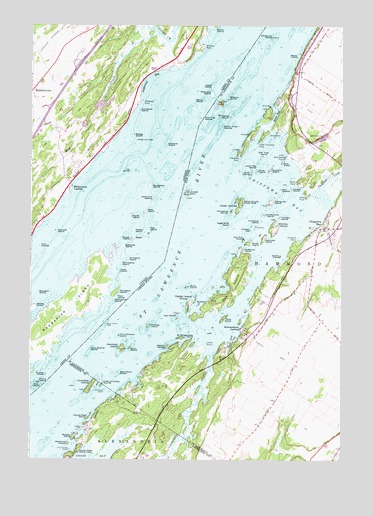Chippewa Bay, NY USGS Topographic Map