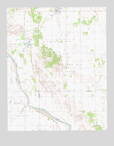 Ames, OK USGS Topographic Map