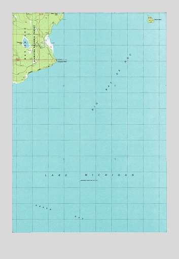 Chippewa Point, MI USGS Topographic Map