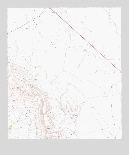 Chispa, TX USGS Topographic Map