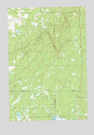 Chittamo NE, WI USGS Topographic Map