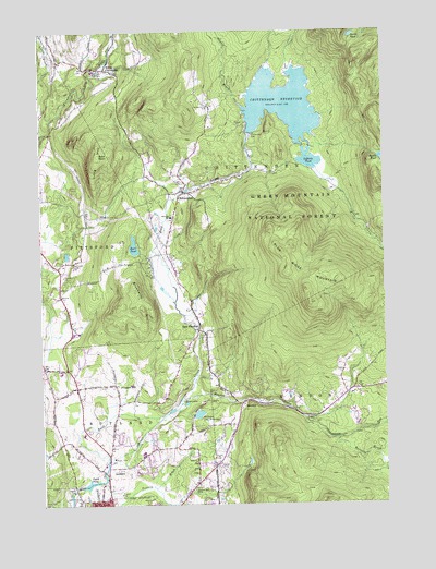 Chittenden, VT USGS Topographic Map