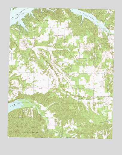 Chloeta, OK USGS Topographic Map