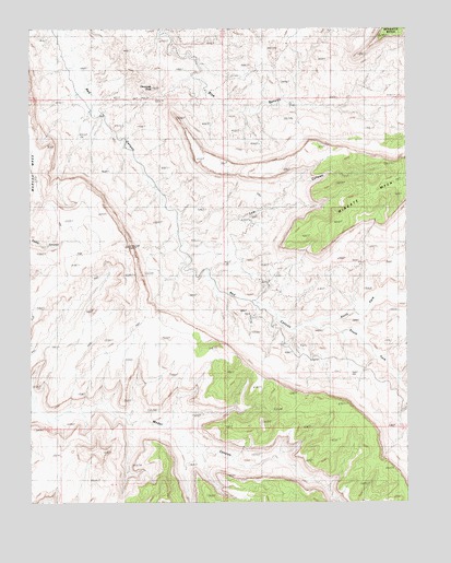 Chocolate Drop, UT USGS Topographic Map