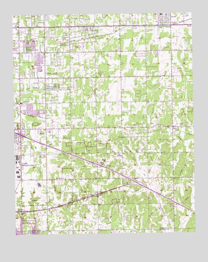 Choctaw, OK USGS Topographic Map