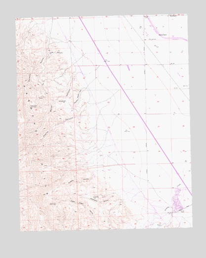Chounet Ranch, CA USGS Topographic Map