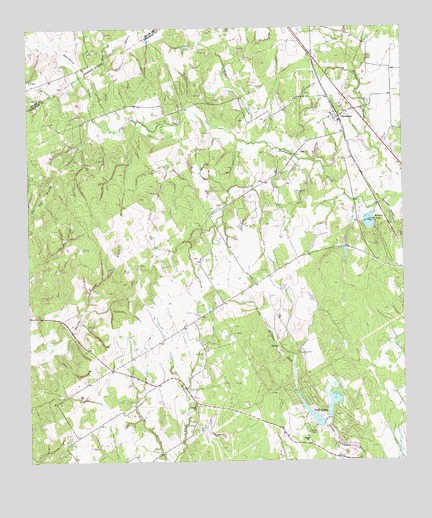 Chriesman, TX USGS Topographic Map