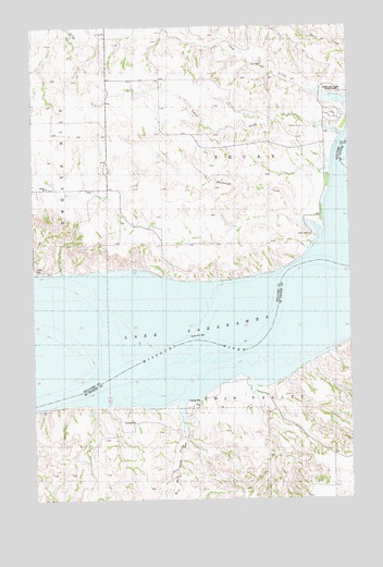 Chris Creek, ND USGS Topographic Map