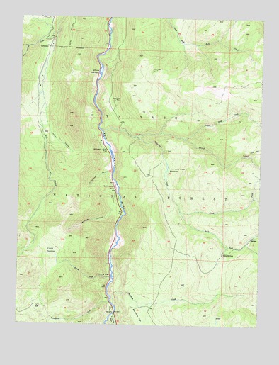 Chris Flat, CA USGS Topographic Map