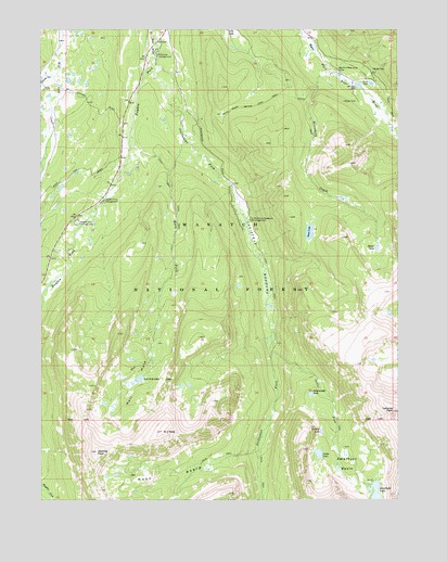 Christmas Meadows, UT USGS Topographic Map