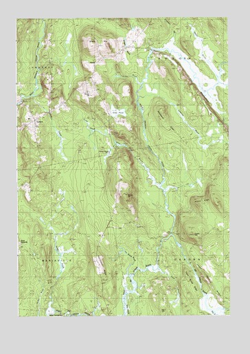 Amherst, ME USGS Topographic Map