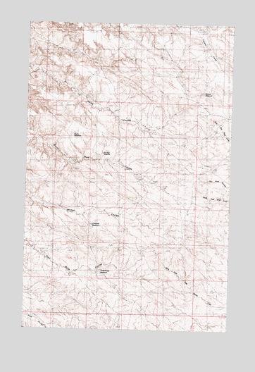 Christmas Reservoir, MT USGS Topographic Map