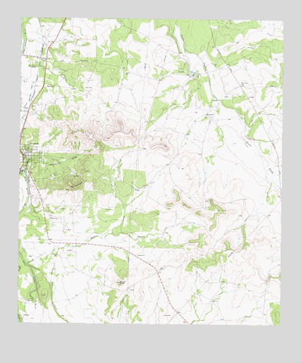 Christoval, TX USGS Topographic Map