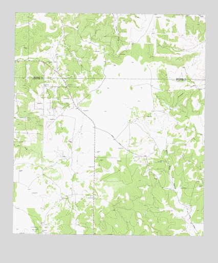 Christoval SE, TX USGS Topographic Map