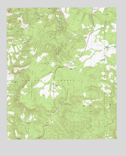 Chrysotile, AZ USGS Topographic Map