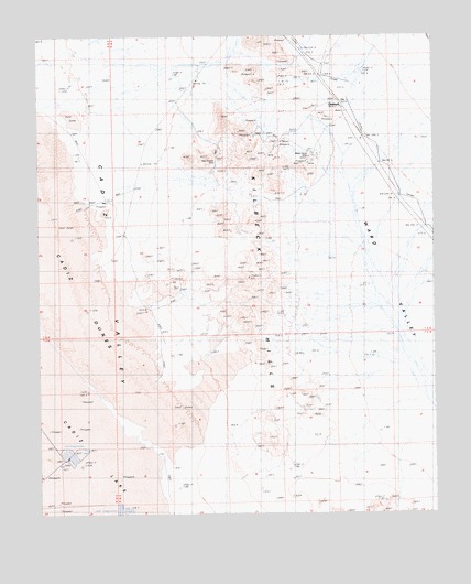 Chubbuck, CA USGS Topographic Map