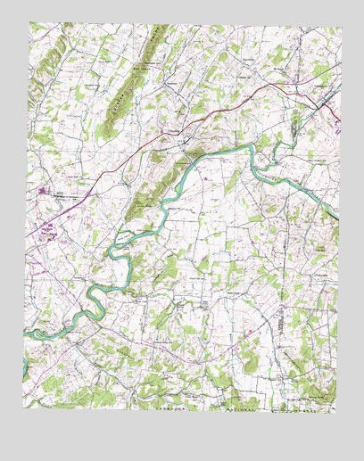 Chuckey, TN USGS Topographic Map