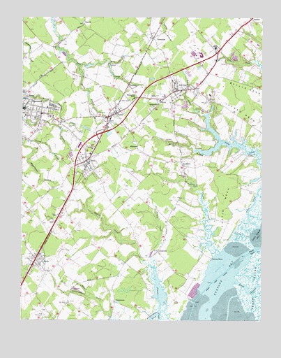 Accomac, VA USGS Topographic Map