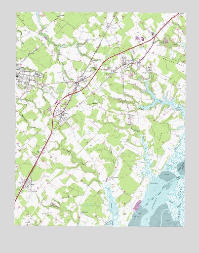 Accomac, VA USGS Topographic Map