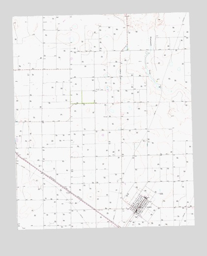 Amherst, TX USGS Topographic Map