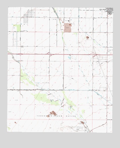 Chuichu, AZ USGS Topographic Map