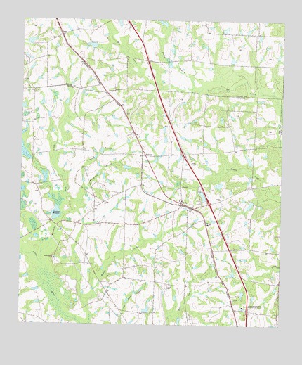Chula, GA USGS Topographic Map