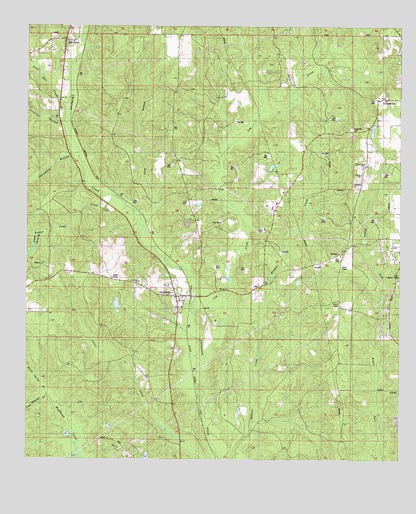 Chunchula, AL USGS Topographic Map