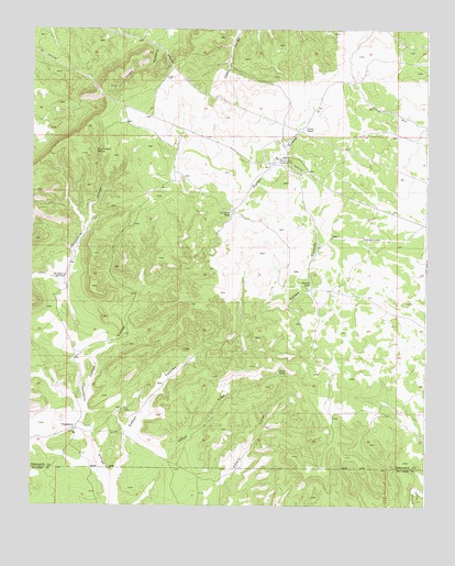 Chupadera, NM USGS Topographic Map