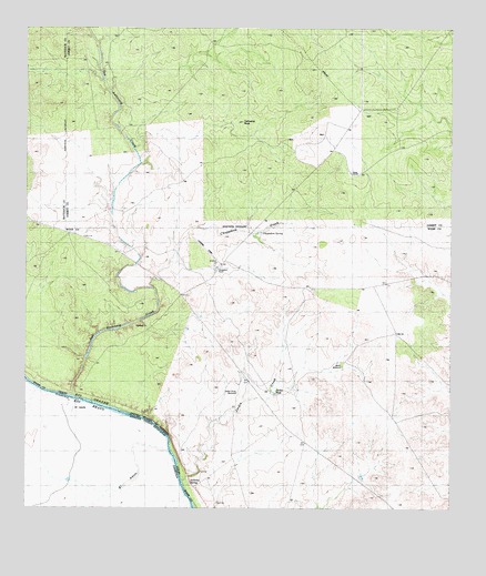Chupadera Creek, TX USGS Topographic Map
