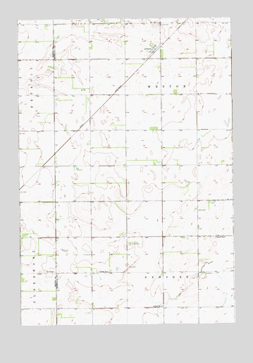 Amherst, SD USGS Topographic Map