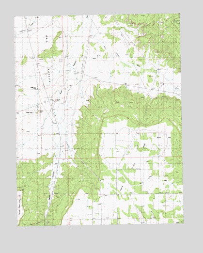 Church Rock, UT USGS Topographic Map