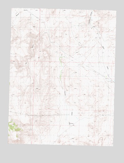 Churchill Canyon Well, NV USGS Topographic Map