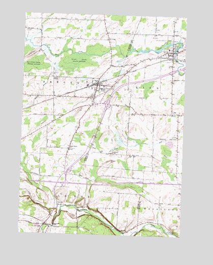 Churchville, NY USGS Topographic Map