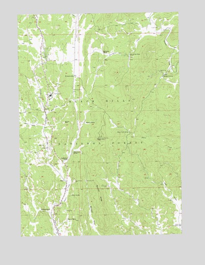 Cicero Peak, SD USGS Topographic Map
