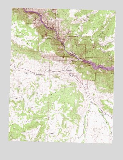 Cimarron, CO USGS Topographic Map